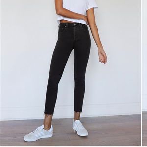 Aritzia Demin yoko high rise slim